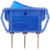 Dorman 84835 Rocker Type Switch Blue Body/Blue Rocker Full Glow - Rectangular Style