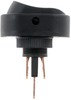 Dorman 84840 Rocker Type Switch Electrical Switches - Rocker - LED Glow - Oval Style - Black Body/Red LED
