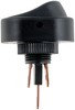 Dorman 84842 Rocker Type Switch Black Body/ Amber LED Glow - Oval Style