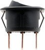 Dorman 84880 Rocker Type Switch Black Body/Red LED Glow - Round Style