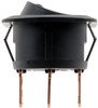 Dorman 84882 Rocker Type Switch Black Body/Amber LED Glow - Round Style