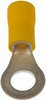Dorman 85415 Ring Terminal 12-10 Gauge Ring Terminal, 1/4 In., Yellow