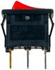 Dorman 85915 Rocker Type Switch Electrical Switches - Rocker - Rectangular Style - Mini - Red Glow