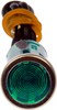 85941 by DORMAN - Electrical Switches - Indicator Light - Round with Bezel Style - Green