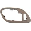 Dorman 88537 Interior Door Handle Bezel Interior Door Handle Front And Rear Left Handle Bezel With lock Brown (Tan)