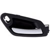 90151 by DORMAN - Interior Door Handle Front Right With Power Switch Hole Chrome Lever Black House