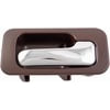 92440 by DORMAN - Interior Door Handle Rear Right Chrome Brown