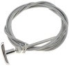 Dorman 55200 Multi-Purpose Control Cable Control Cables With 1-3/4 In. Chrome Handle, 7 Ft. Length
