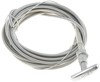 Dorman 55201 Multi-Purpose Control Cable Control Cables With 1-3/4 In. Chrome Knob, 15 Ft. Length