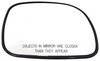 Dorman 56209 Door Mirror Glass Non-Heated Plastic Backed Mirror Right