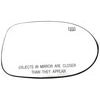Dorman 56235 Door Mirror Glass Heated Plastic Backed Mirror Right
