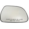 56475 by DORMAN - Plastic Backed Door Mirror Glass