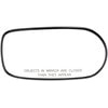 56607 by DORMAN - Plastic Backed Door Mirror Glass