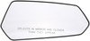 Dorman 56971 Door Mirror Glass Non Heated Plastic Backed Mirror Right