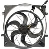 Dorman 621-018 Engine Cooling Fan Assembly Radiator Fan Assembly Without Controller
