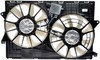 621-384 by DORMAN - Dual Fan Assembly With Resistor And Controller