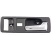 92593 by DORMAN - Interior Door Handle Front Right With Power Lock Chrome/Gray