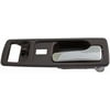 92589 by DORMAN - Interior Door Handle Front Right With Power Lock Chrome/Brown