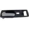 92588 by DORMAN - Interior Door Handle Front Left With Power  Lock Chrome/Black