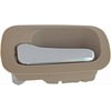 Dorman 92698 Interior Door Handle Interior Door Handle Rear Left Chrome/Beige Ivory