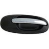 93595 by DORMAN - Exterior Door Handle Side Sliding Right Chrome Lever Black Housing