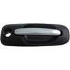 93610 by DORMAN - Exterior Door Handle Side Sliding Left With Keyhole Chrome Lever Black Housing
