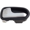 Dorman 93846 Interior Door Handle Interior Door Handle Front Or Rear Left Chrome Lever Black Housing