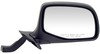 Dorman 955-228 Door Mirror Side View Mirror - Right, Manual, Paddle Design, Black and Chrome