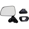 Dorman 955-214 Door Mirror Side View Mirror - Left, Door Mount, Manual, Black