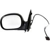 Dorman 955-345 Door Mirror Side View Mirror - Left, Power, Without Signal, Chrome Cover + Black Base