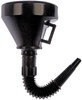 Dorman 9-736 Multi-Purpose Funnel 18 In. Plastic Flex and Fill Funnel, Bowl Holds 1 Quart