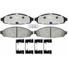 Raybestos ATD931M Disc Brake Pad Set Brake Parts Inc Raybestos AT Overstock Metallic Disc Brake Pad Set
