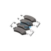 Bendix E10906990 Disc Brake Pad Set Pad Set