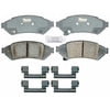Raybestos ATD1000C Disc Brake Pad Set Brake Parts Inc Raybestos AT Overstock Ceramic Disc Brake Pad Set