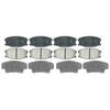 Raybestos ATD734M Disc Brake Pad Set Brake Parts Inc Raybestos AT Overstock Metallic Disc Brake Pad Set