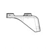 Freightliner 01-22934-001 Engine Support Bracket Engine Support Bracket - Rear, Flywheel, P2, Right Hand
