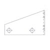 Freightliner 16-13457-002 Leveling Valve Linkage Bracket Leveling Valve Linkage Bracket - Left Hand, Mounting Angle, Air