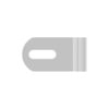 Freightliner 22-29888-004 Door Mirror Bracket Door Mirror Bracket - Mounting, Mirror to Loop, Stainless Steel