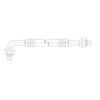 A22-32084-080 by FREIGHTLINER - A/C Hose - #8, 90 deg, 76.65 in.