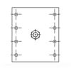 Freightliner A22-45680-000 Sleeper Bunk Restraint Plate Sleeper Bunk Restraint Plate