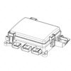 Freightliner A66-05172-005 Power Distribution Expansion Module POWER DIST MODULE-ASSY,CUM,GRI