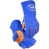 Caiman 1440 Welding Gloves Welding Gloves - Large, Blue - (Pair)