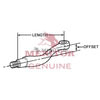 Meritor 3133W6523K Steering Arm ARM & KEYS