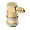 FJC, Inc. 6010 A/C Service Coupler R-134a R-12 Conversion Quick Service Coupler, Low Side Blue, 1/4-Inch Connection