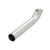Freightliner 04-16677-034 Exhaust Stack Pipe Exhaust Stack Pipe - 4 Inch, Chrome, Curved