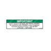 2401436000 by FREIGHTLINER - LBL IMPORTANT R & P STEERI
