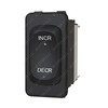 Freightliner A06-30769-030 Rocker Switch Rocker Switch - Increment/Decrement, Double Pole Double Throw, Mom, Gld