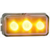 Peterson Lighting 253SA-2 Strobe Light LED Strobe, Rectangular, Class 1, 2.5"X1.19", amber, clear lens, poly bag