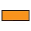 1012 by JJ KELLER - Blank Orange Panel - Blank, 4 mil Vinyl, Permanent Adhesive