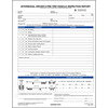 JJ Keller 15041 Intermodal Driver's Pre-Trip Inspection Report w/Illustrations - Stock - Snap-out format, 3-ply, 8-1/2" x 11"
